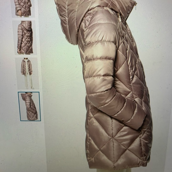 Andrew Marc NY puffer jacket XS Lt.Grey - Picture 4 of 5